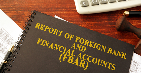 Reporting Foreign Bank and Financial Accounts